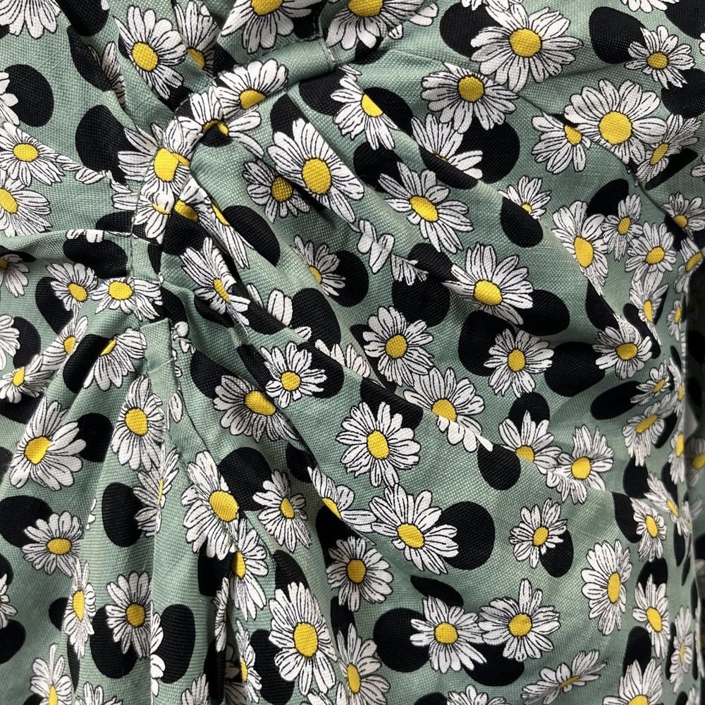 SANDRO NWOT FLORAL POLKA DOT DRESS - Picture 7 of 14